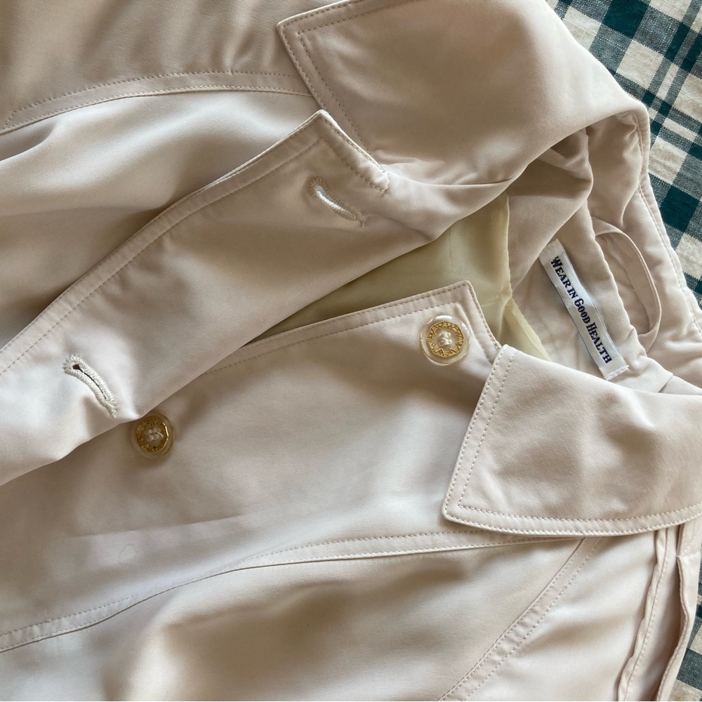 Vintage Cream Trenchcoat